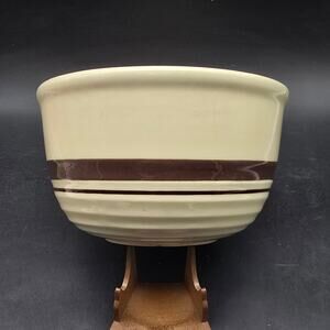 McCoy Pasta Corner Mixing Bowl 7 Inch Vintage Ceramic Pottery